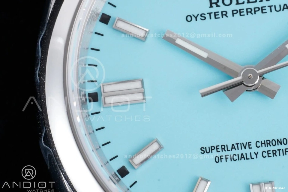 979 Best 1:1 Steel Oyster Dial DD3230 Tiffany 904L Edition Perpetual VSF V Blue 36mm 126000 FastDry 0821